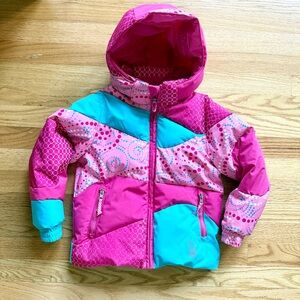 Spyder Pink Ski Coat Like New Size 5